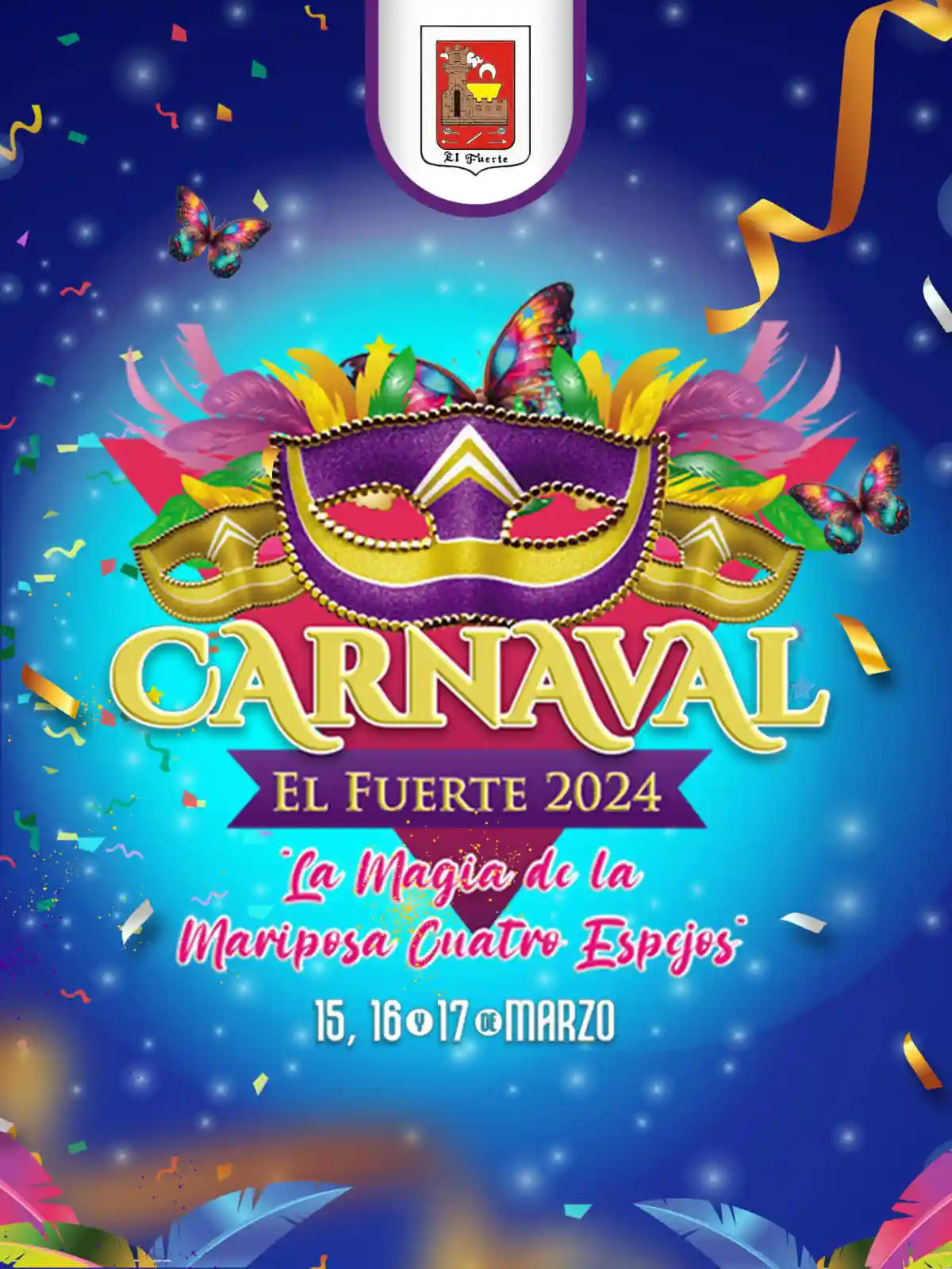 Invitacion Carnaval El Fuerte Sinaloa 2024