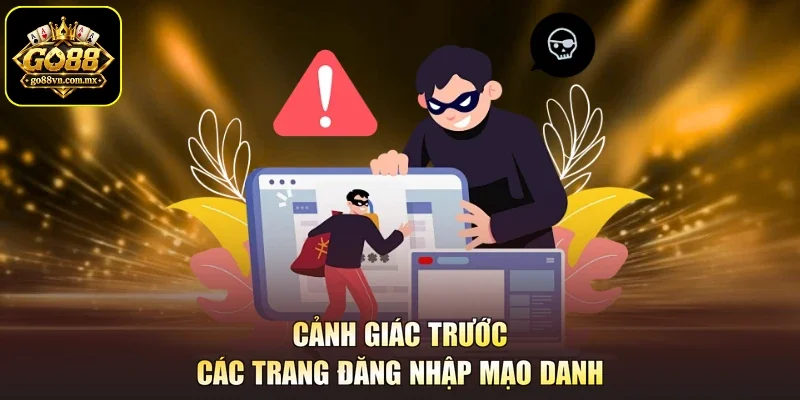 Cảnh giác trước các trang đăng nhập mạo danh